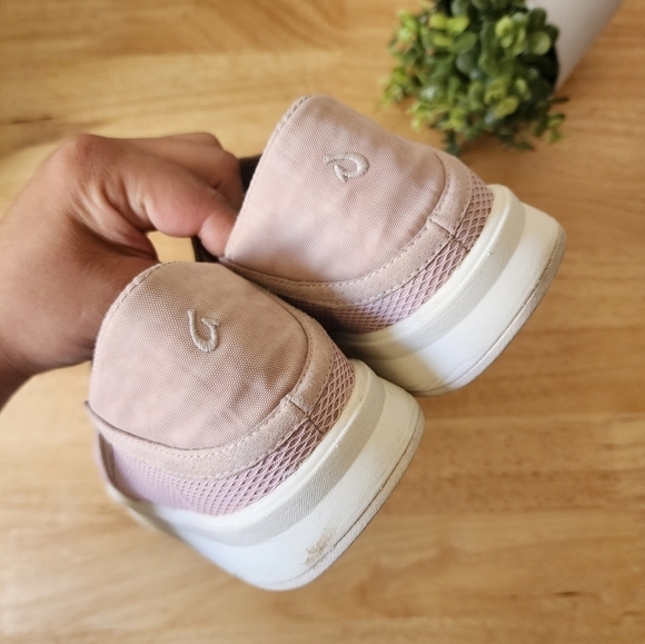 Olukai Ki'ihele Blush Pink Slip On Drop In Comfort Sneaker Womens 7 - Picture 9 of 14